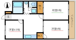 アビタシオン萩原の物件間取画像